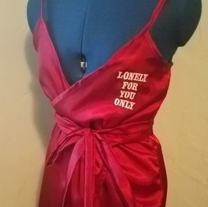 O-mighty Silky Wrap Dress